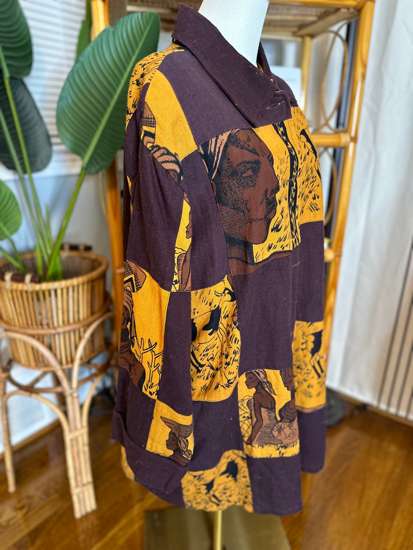 Vintage Molato African Long Duster Jacket