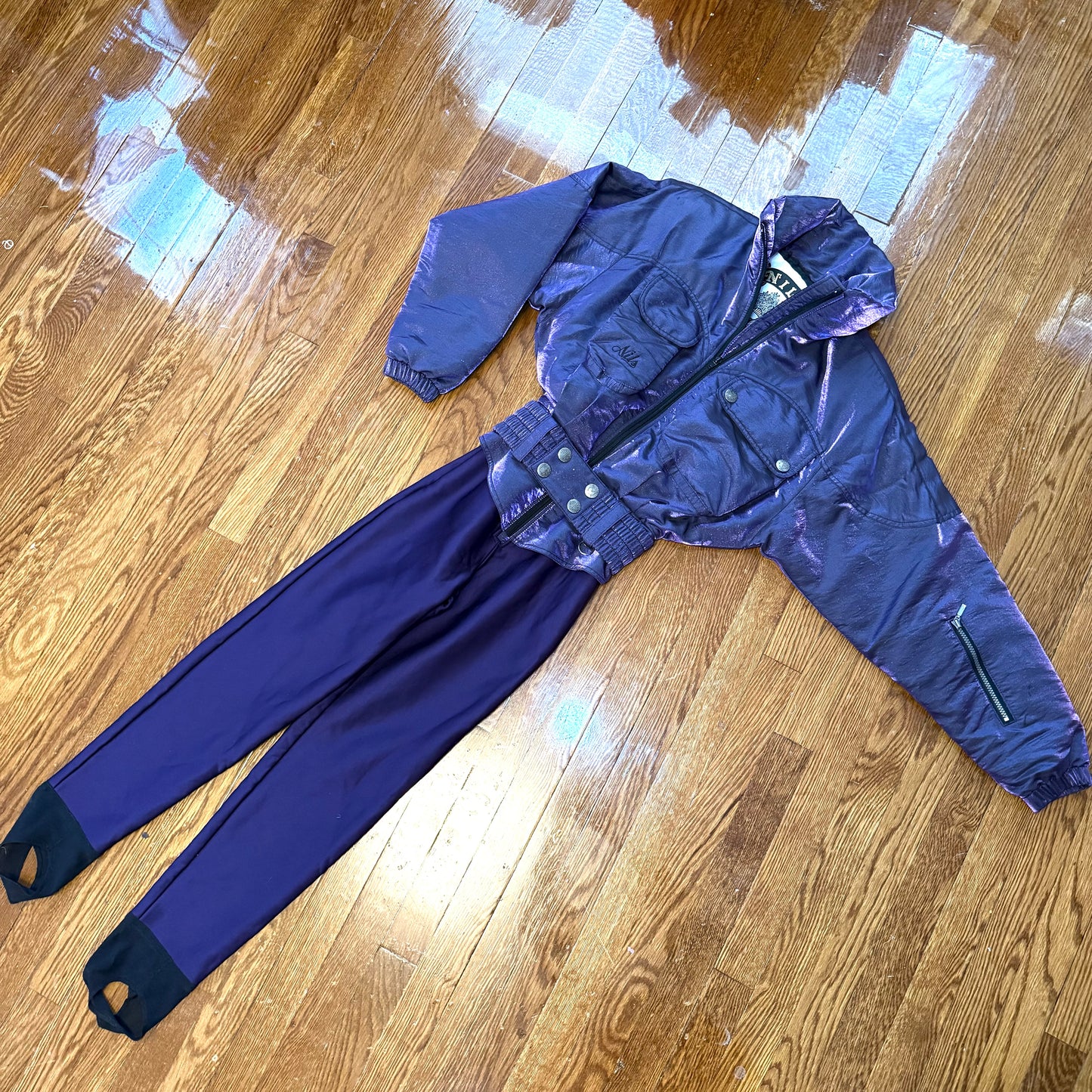 Vintage Nil’s Purple Ski Snowsuit