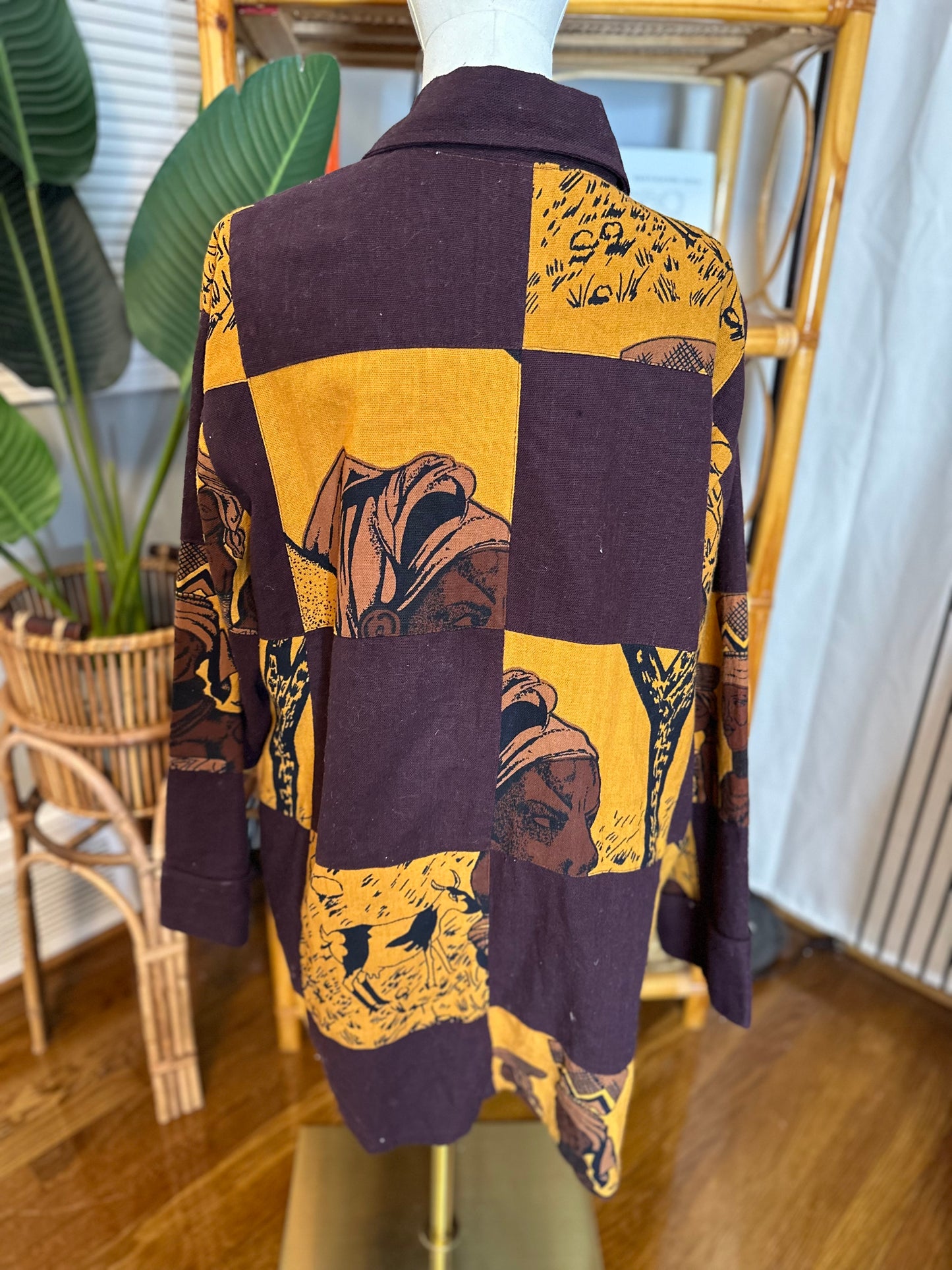 Vintage Molato African Long Duster Jacket