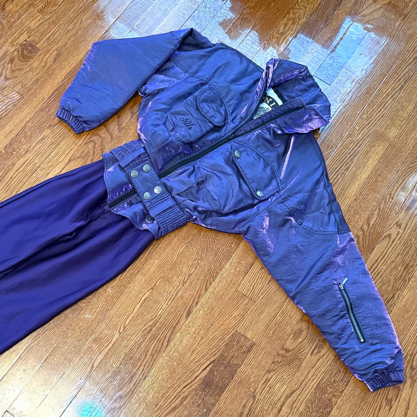 Vintage Nil’s Purple Ski Snowsuit