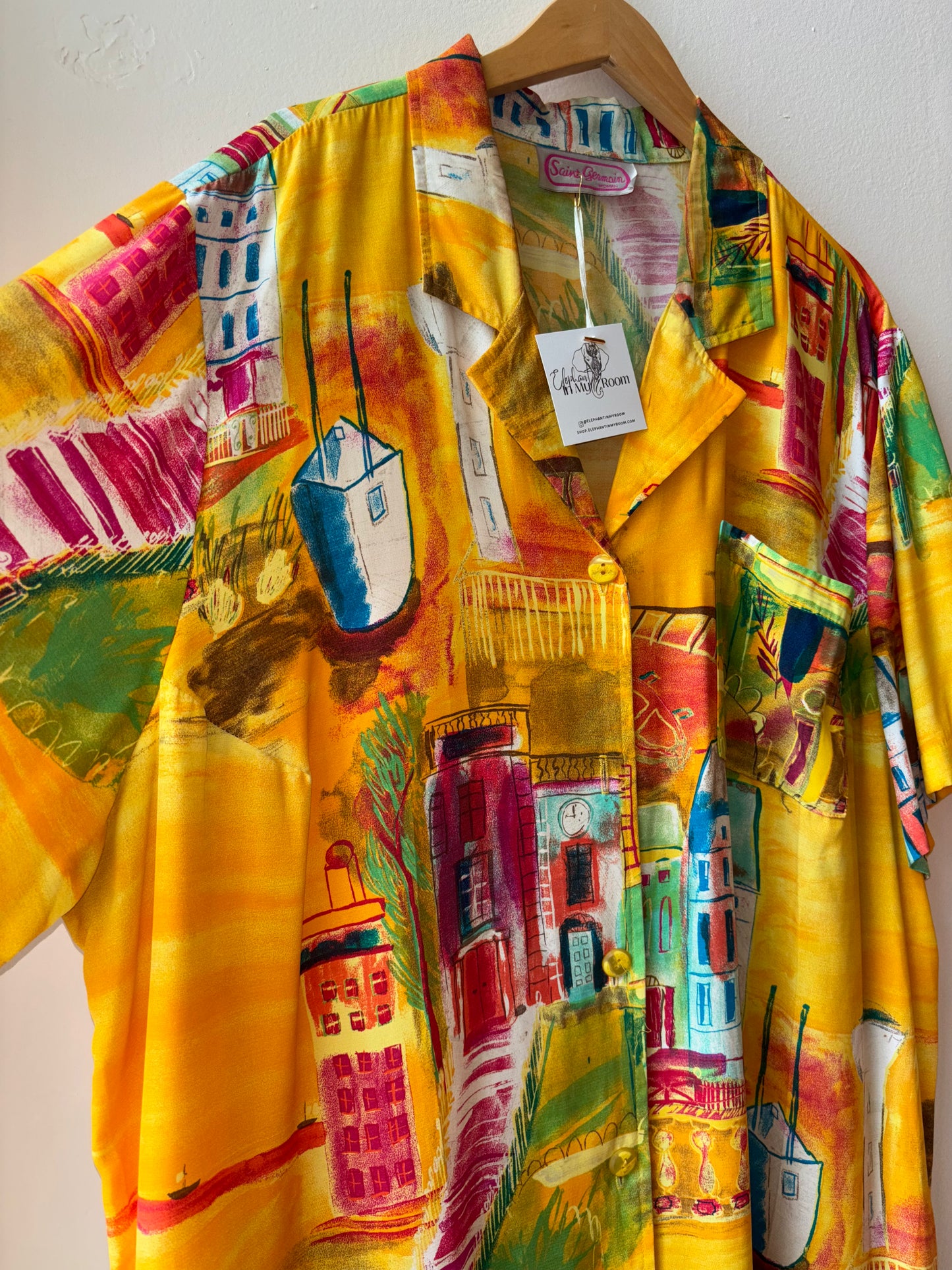 Vtg Saint Germain "City" Top [3X]